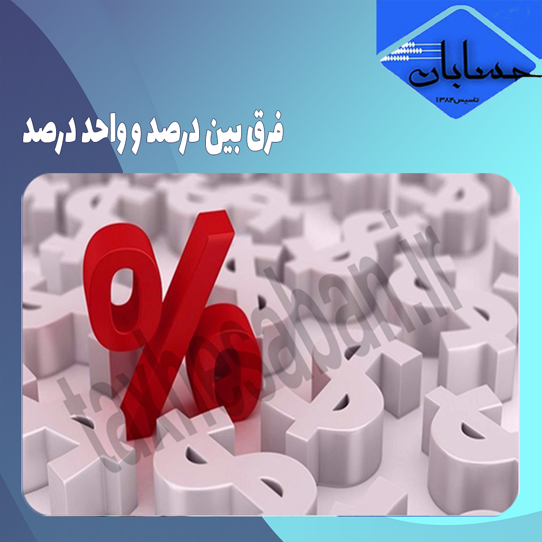فرق بین درصد و واحد درصد